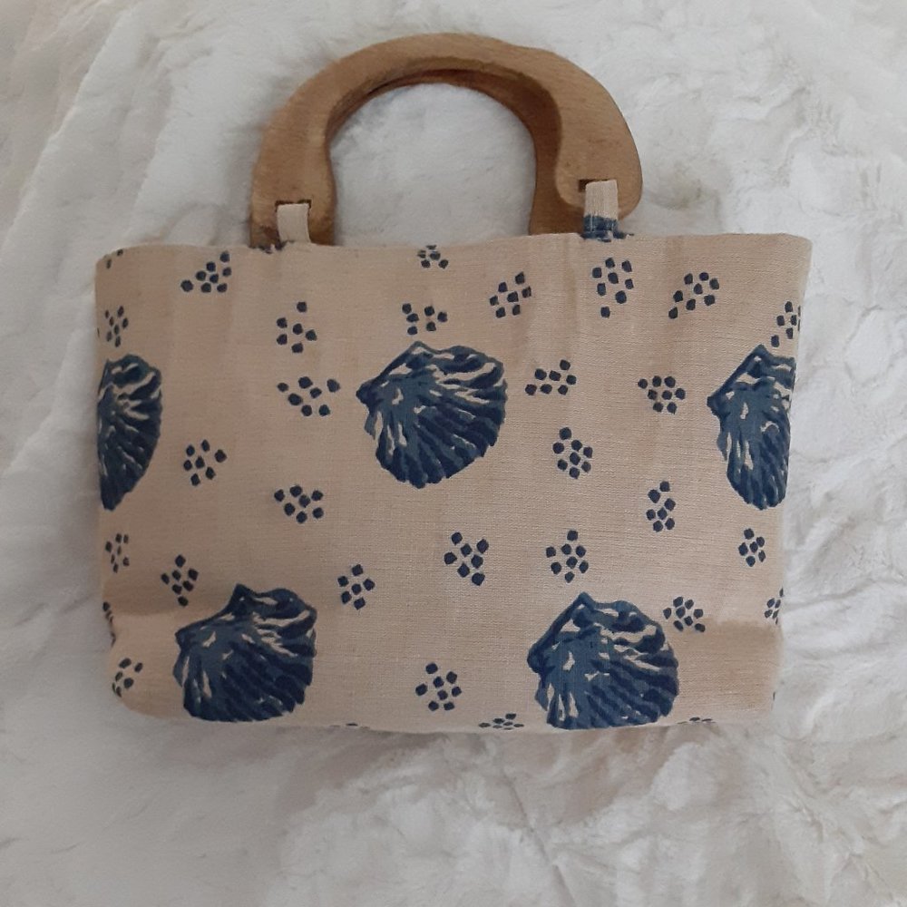 Jute/burlap tote
